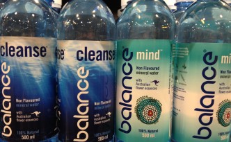 Bottles of "Balance"water