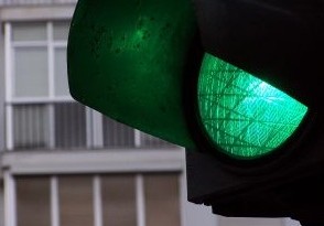 Green traffic light